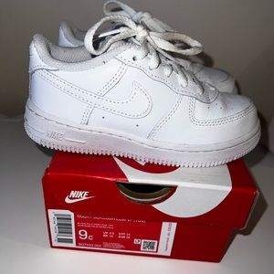Nike AF1 toddlers (white) (used)
